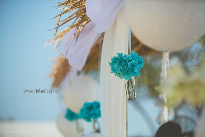 Photo of beach party decor