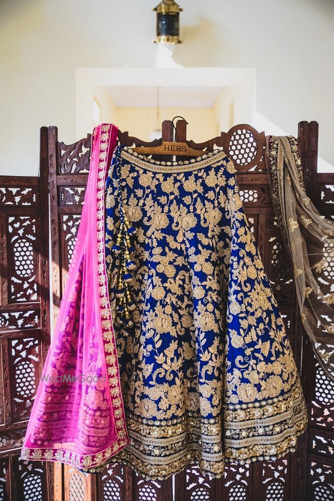 Photo of lehenga on hanger