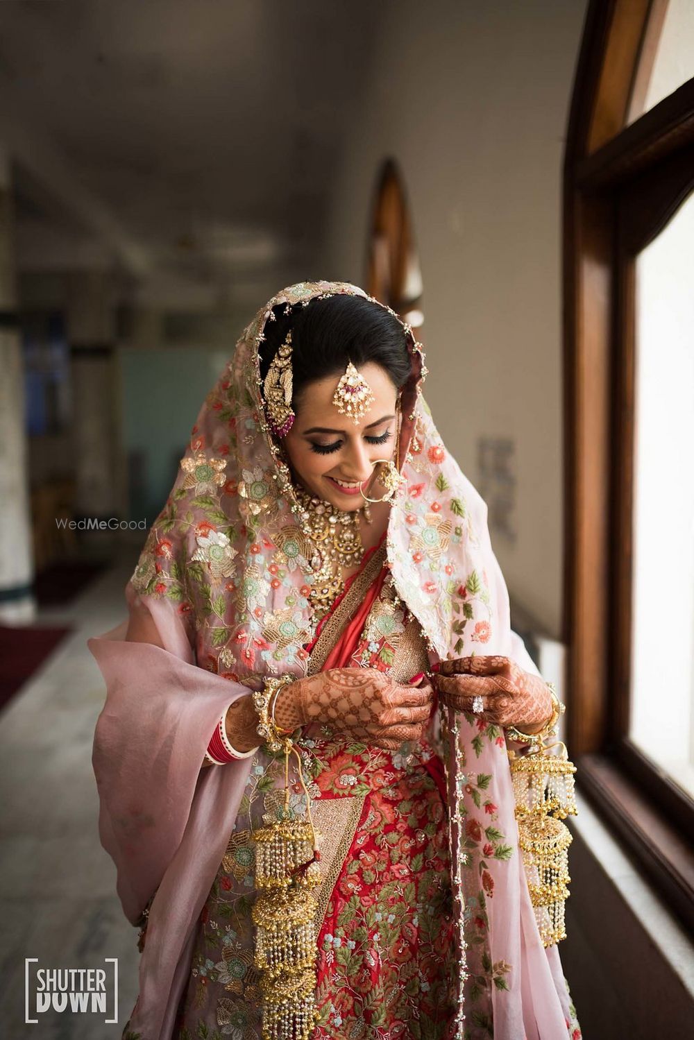 Photo of Heavy bridal dupatta and kaleere