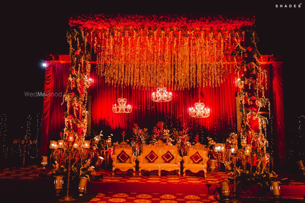 Photo of Luxurious & opulent red grand decor.