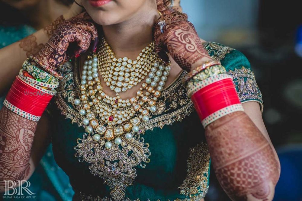 Photo of Layered bridal necklace with pearls