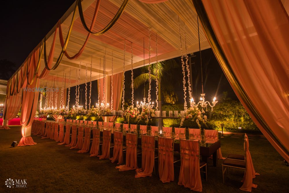 Photo of Gorgeous table setting for the wedding