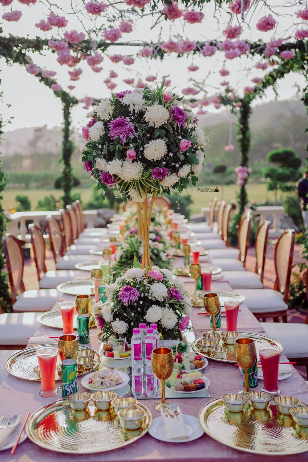 Photo of Gorgeous table setting for a sit-down lunch.