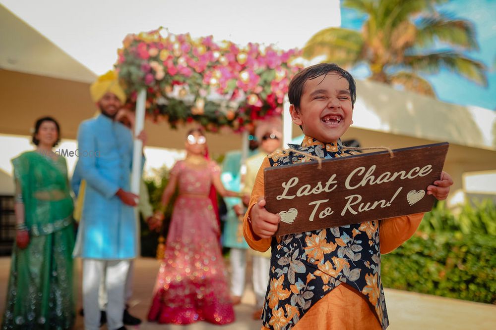 Photo of Cute bridal entry idea involving kids