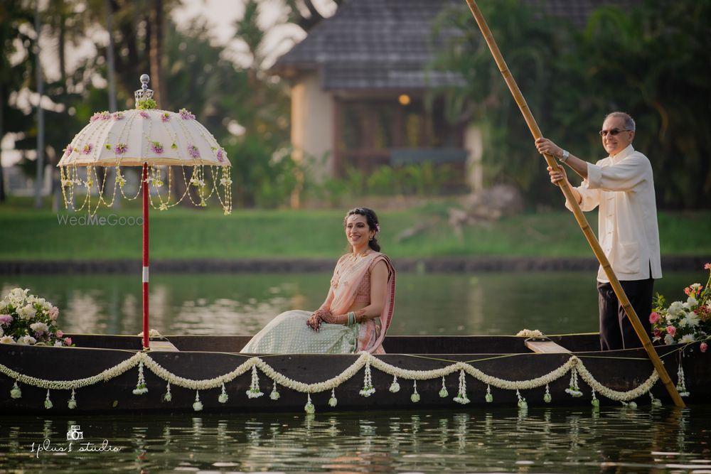 Photo of Bridal entry idea on boat in Kerala