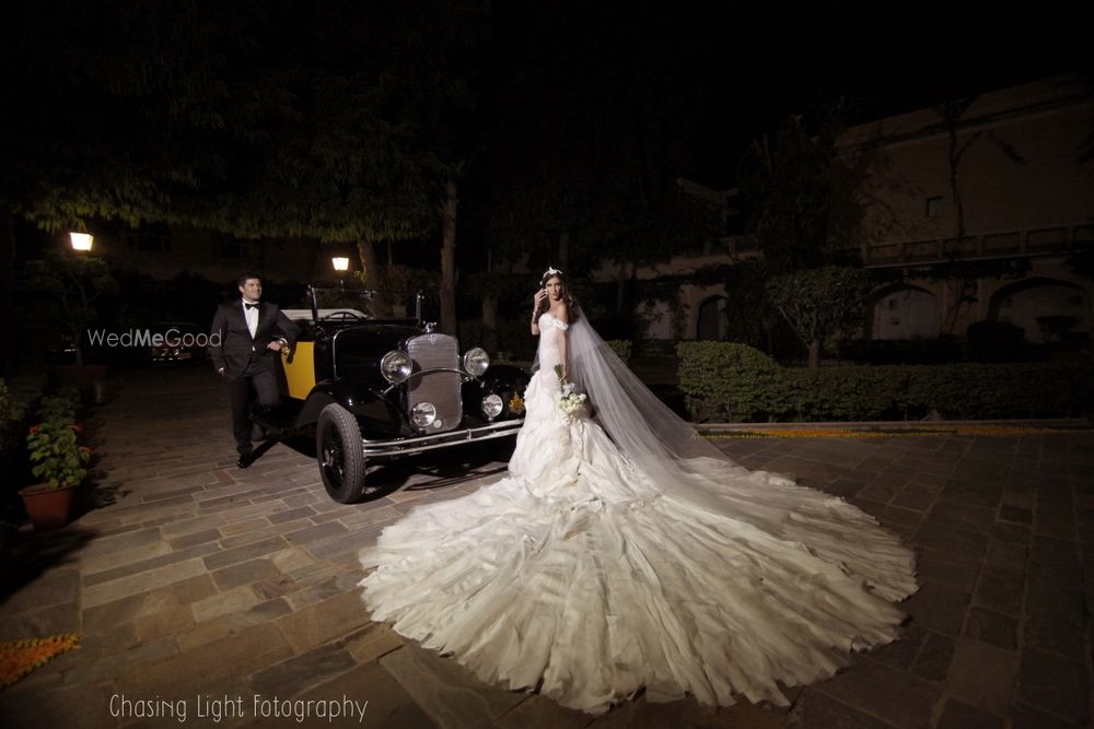 Photo of Christian Wedding Gown with Massive Train