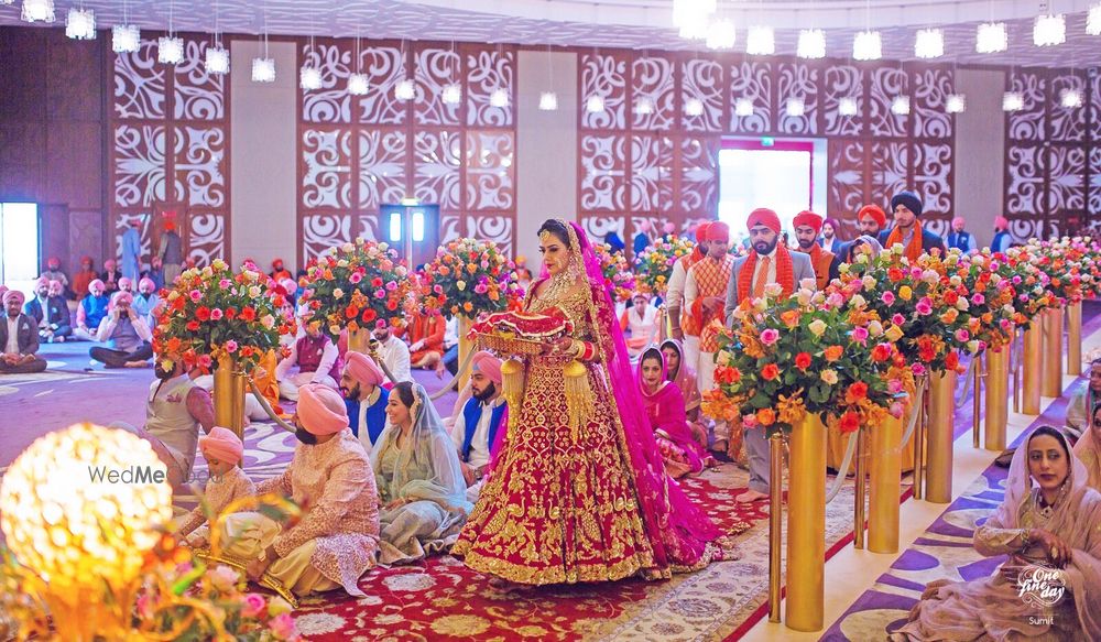 Bright Pink Bridal Lehenga Photo