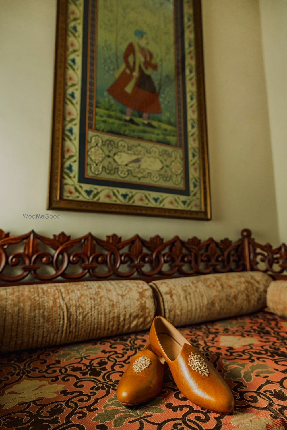 Photo of Brown leather Sabyasachi groom shoes