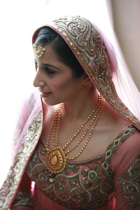 Photo of light pink anarkali