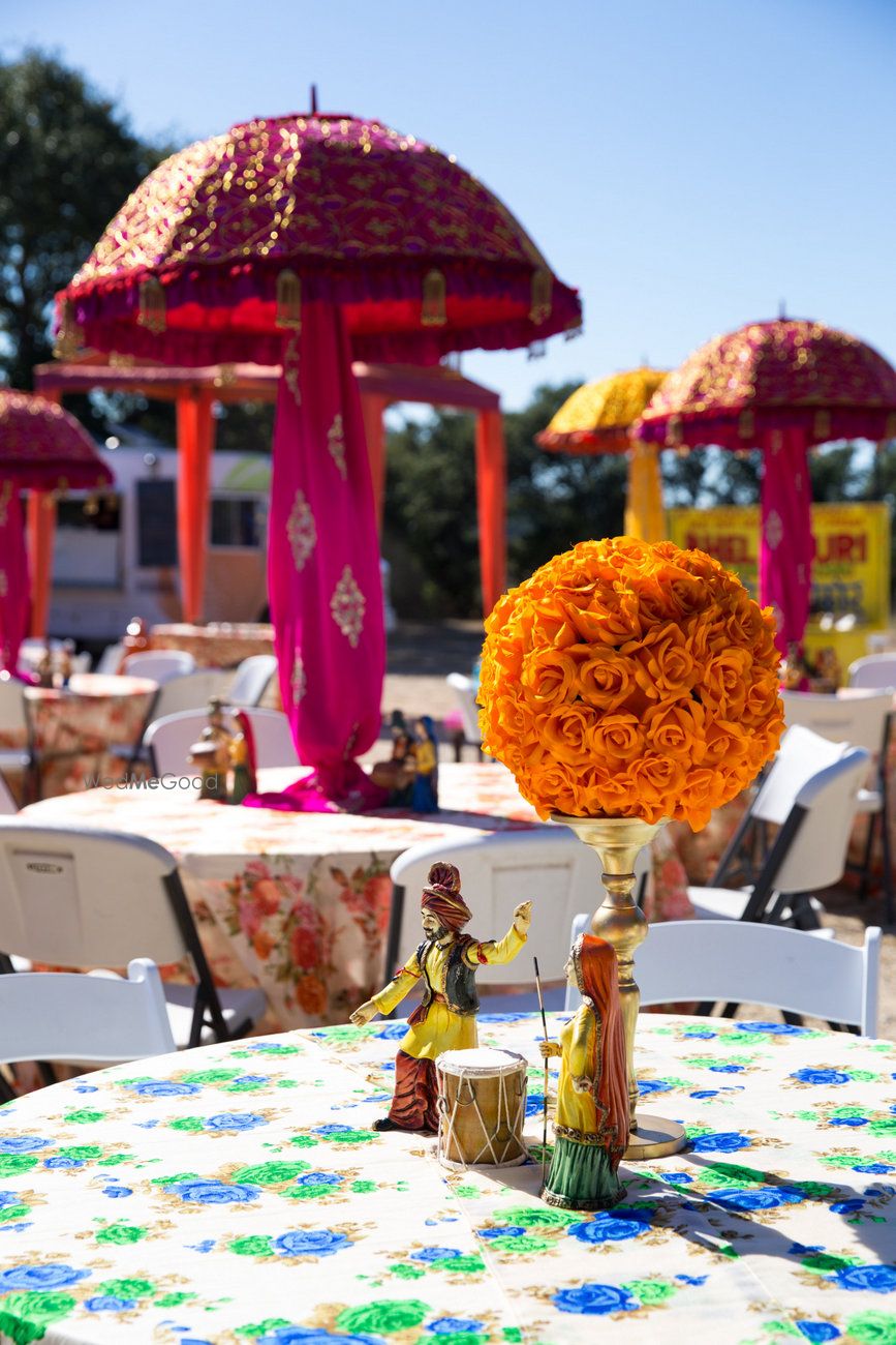 Photo of funky table settings