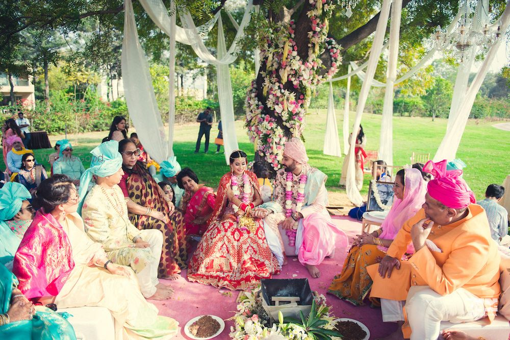 Photo of Simple mandap under the tree