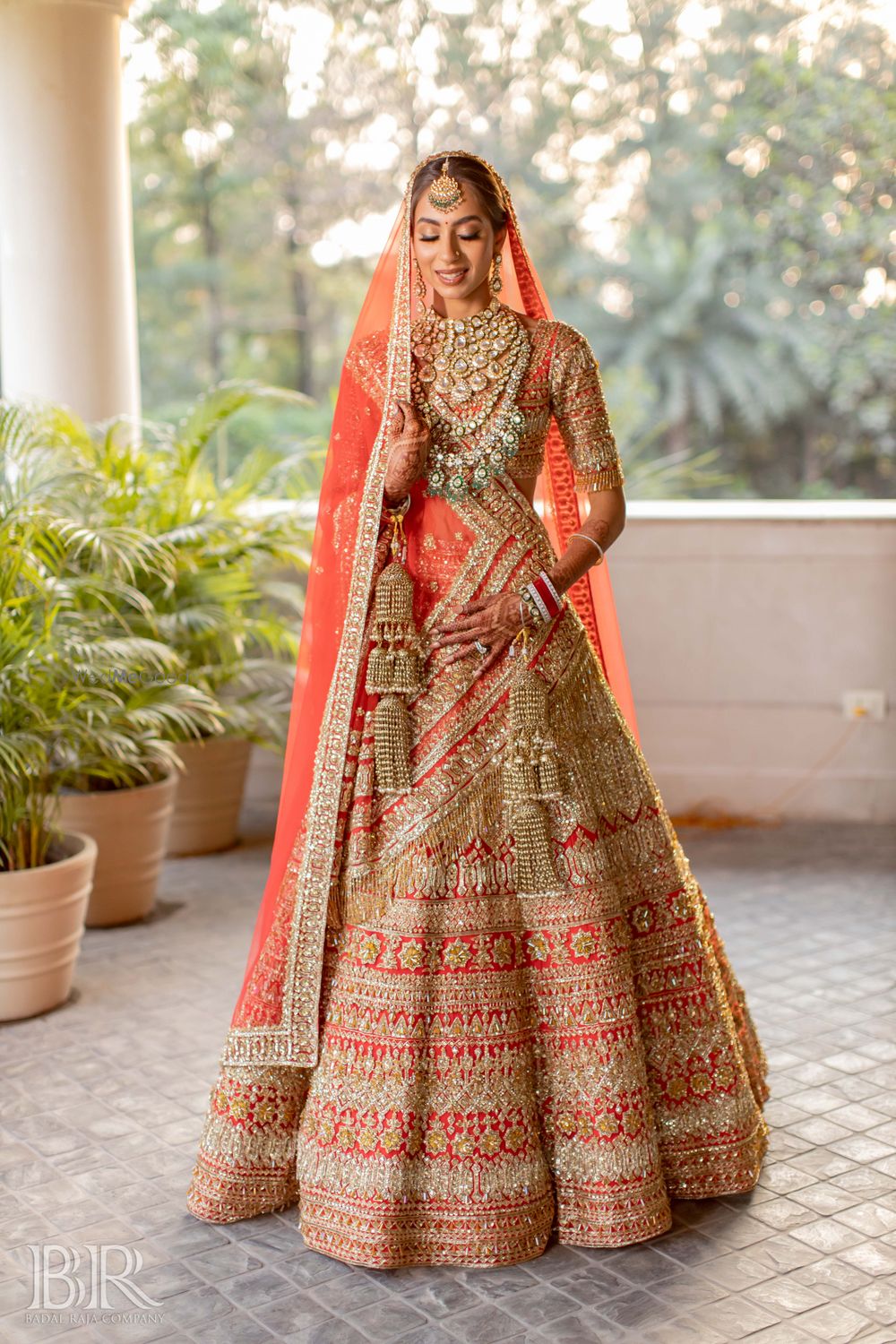 Photo of bridal portrait with Manish Malhotra