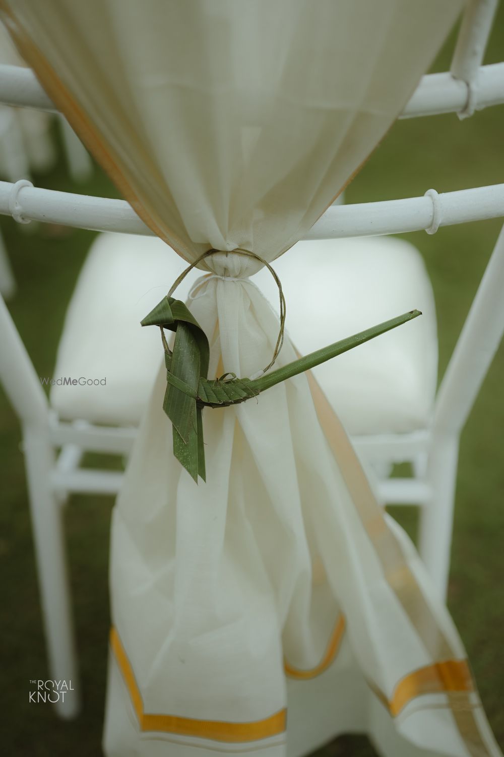 Photo of south indian wedding decor idea for chair backs