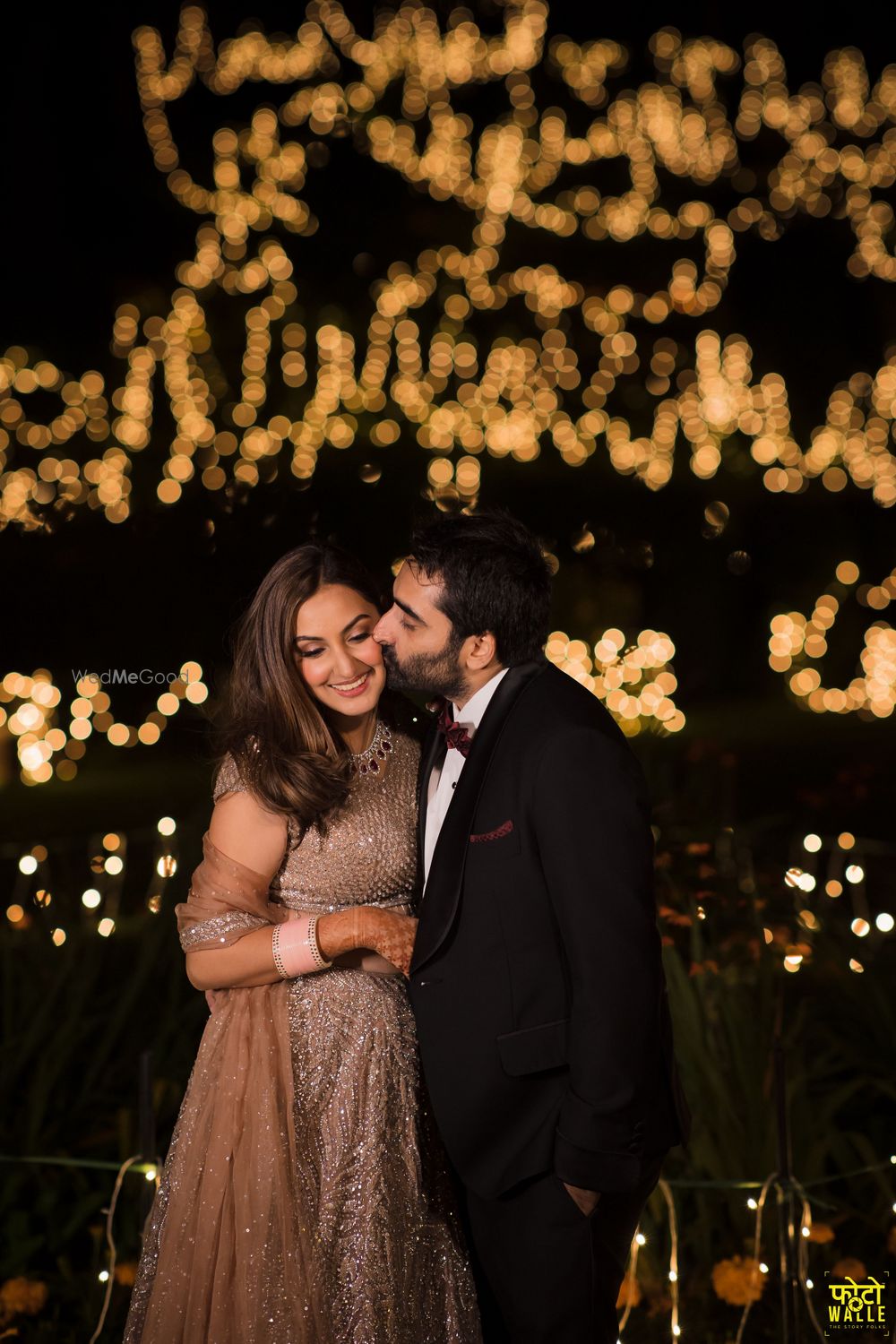 Photo of Cute couple shot on reception