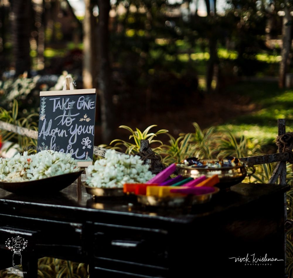 Photo of Cute gajras as wedding favours