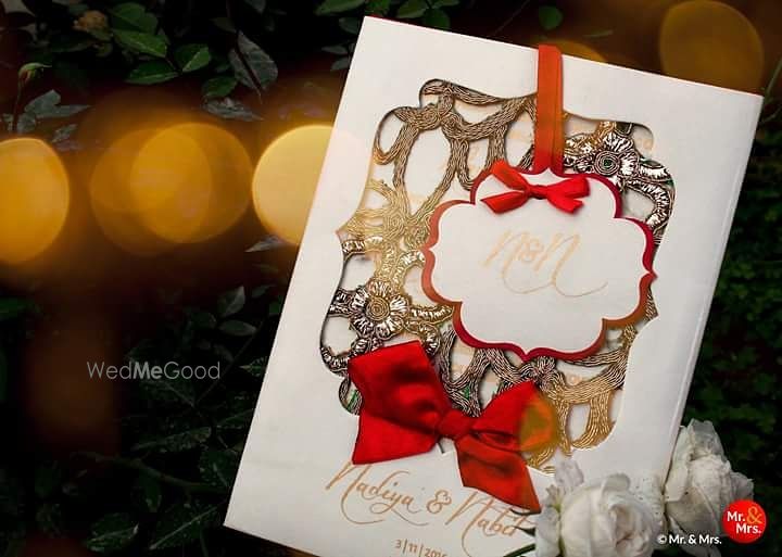 Photo of Beautiful wedding invitation cards