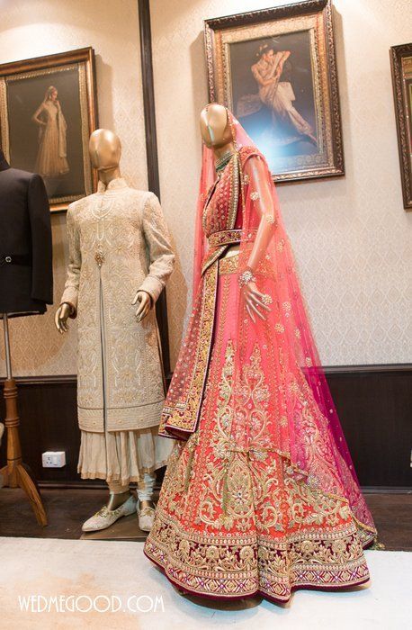 Photo of Coral tarun tahiliani lehenga at the vogue wedding show