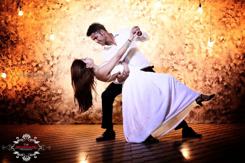 Photo of Floral backdrop for pre-wedding shoot