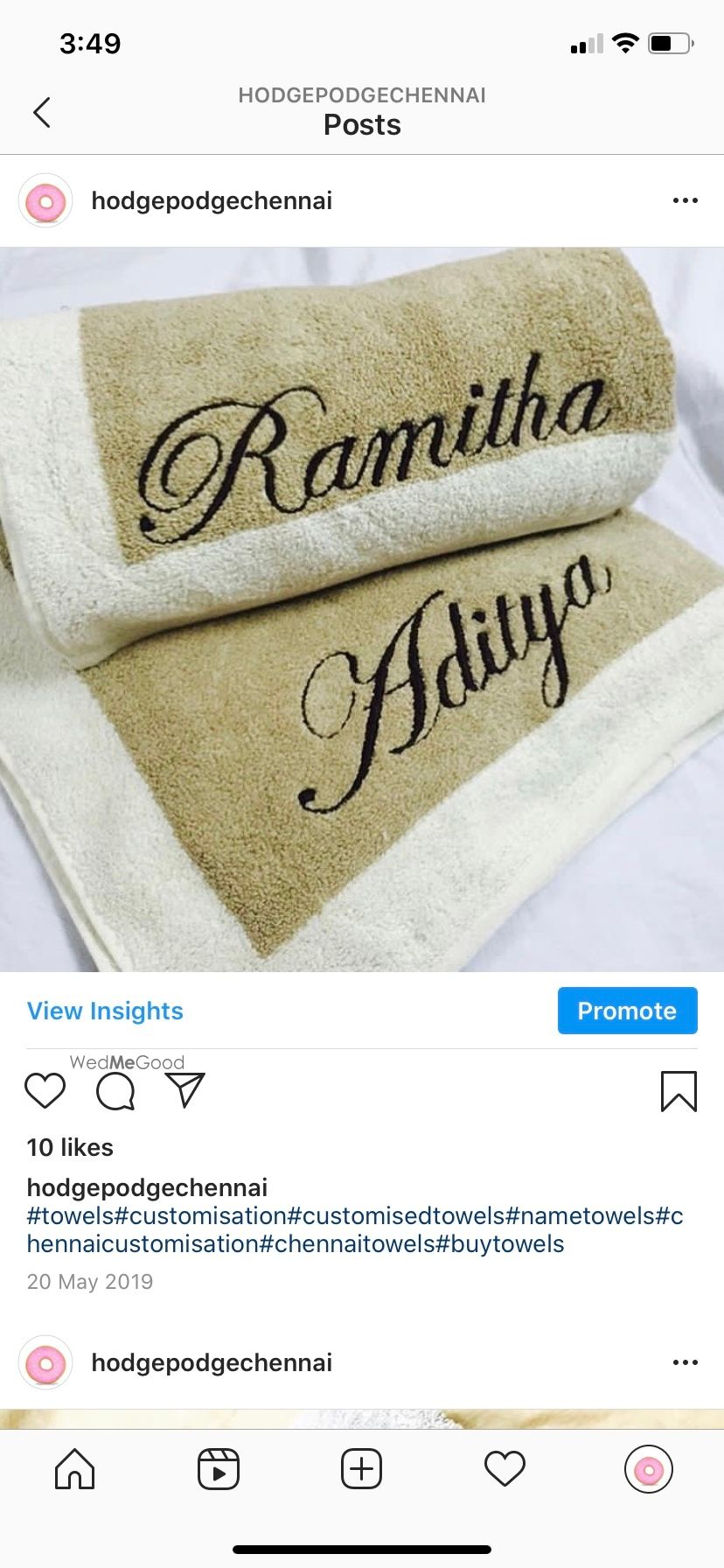 Photo From Customised towels ✨ - By Hodgepodge