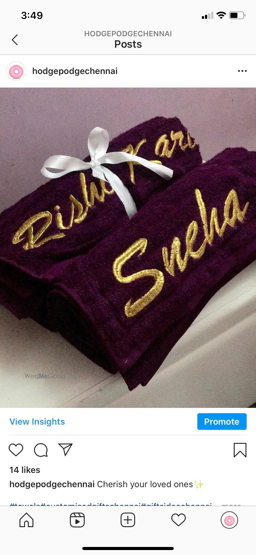 Photo From Customised towels ✨ - By Hodgepodge