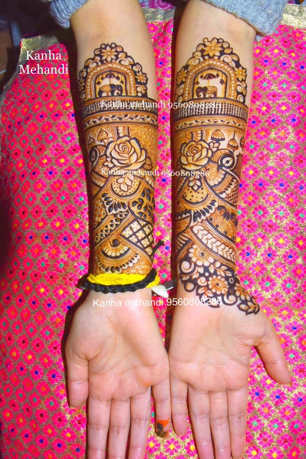 Photo From Bridal Mehandi - By Kanha Mehendi Art