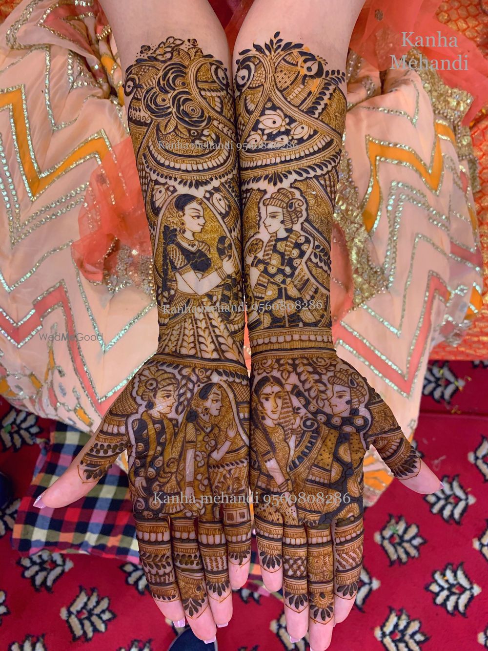 Photo From Bridal Mehandi - By Kanha Mehendi Art