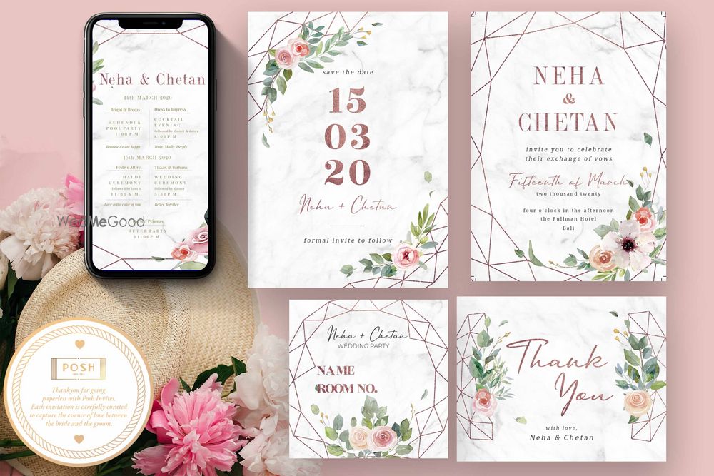 Photo From Wedding Stationery  - By Posh Invites