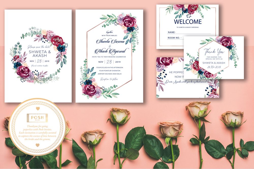 Photo From Wedding Stationery  - By Posh Invites