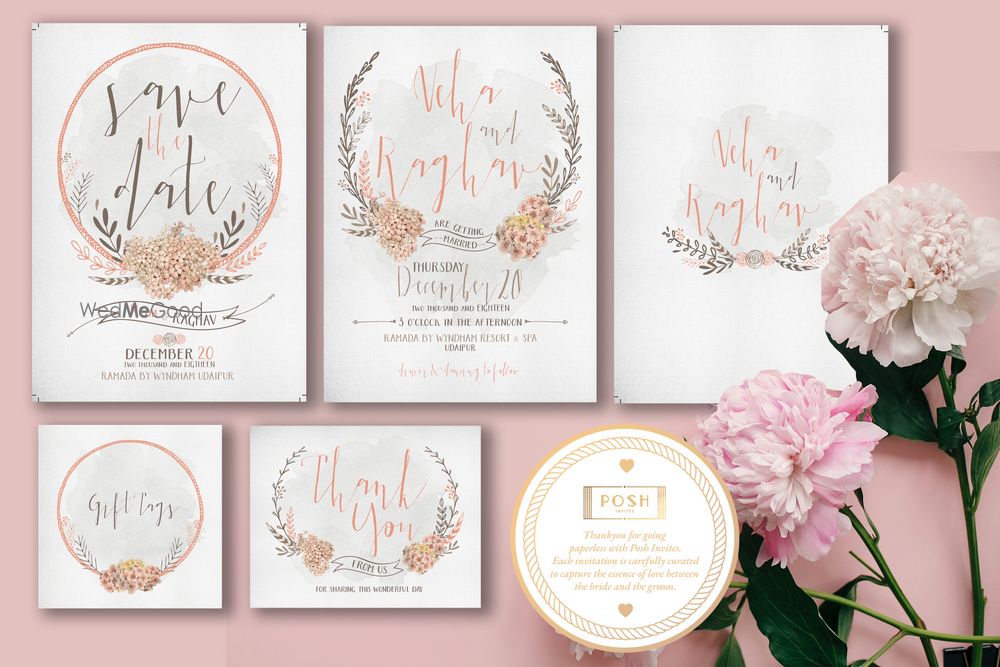 Photo From Wedding Stationery  - By Posh Invites