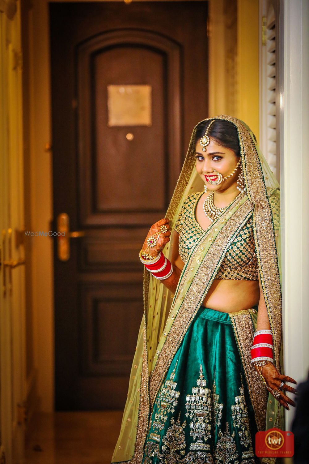 Photo of Pretty bride posing