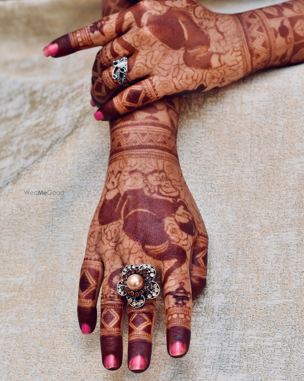 Photo From Pooja Bhargavi's Bridal Mehndi - By Pushpa Mehndi Arts