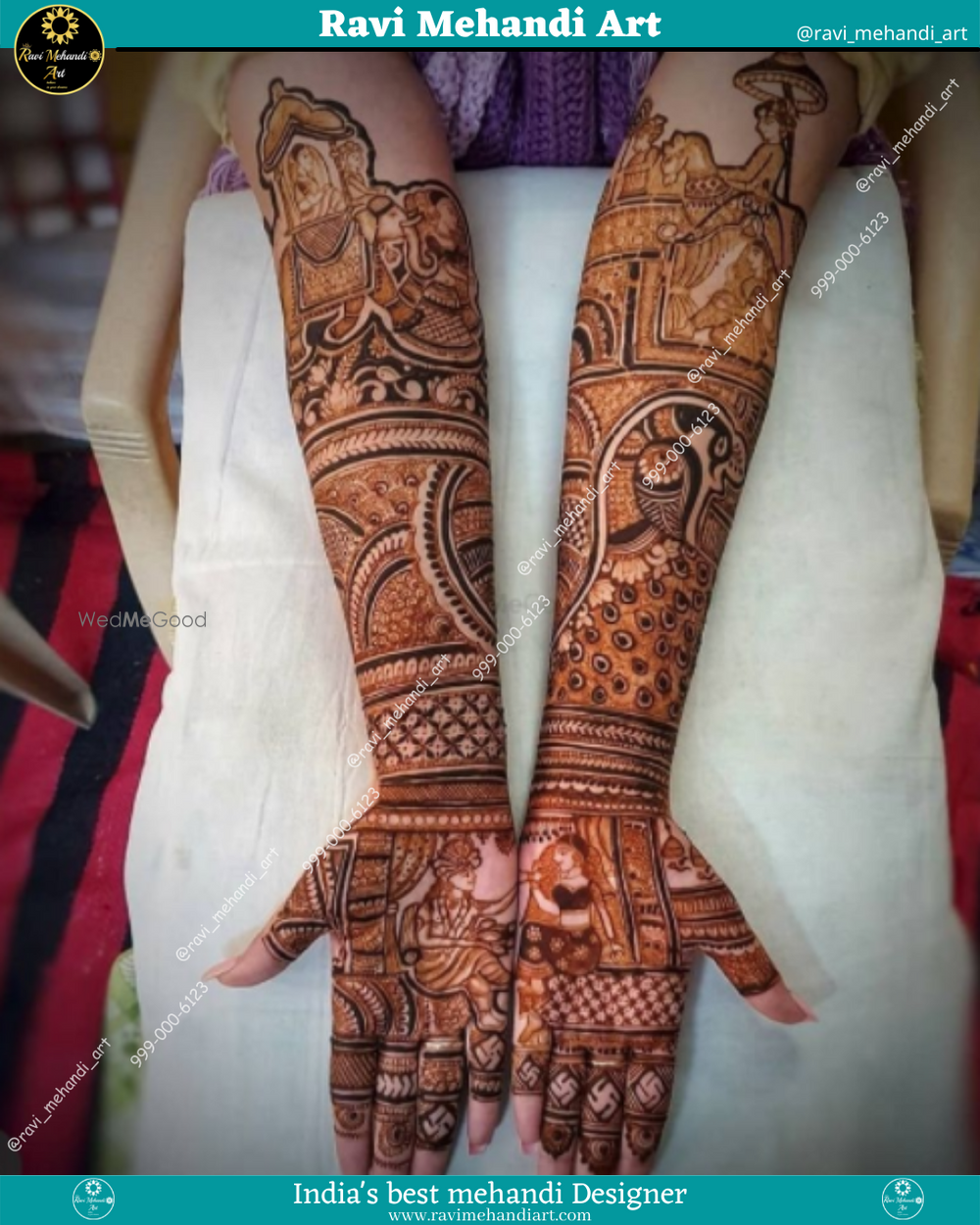 Photo From Bridal Mehandi - By Ravi Mehandi Art