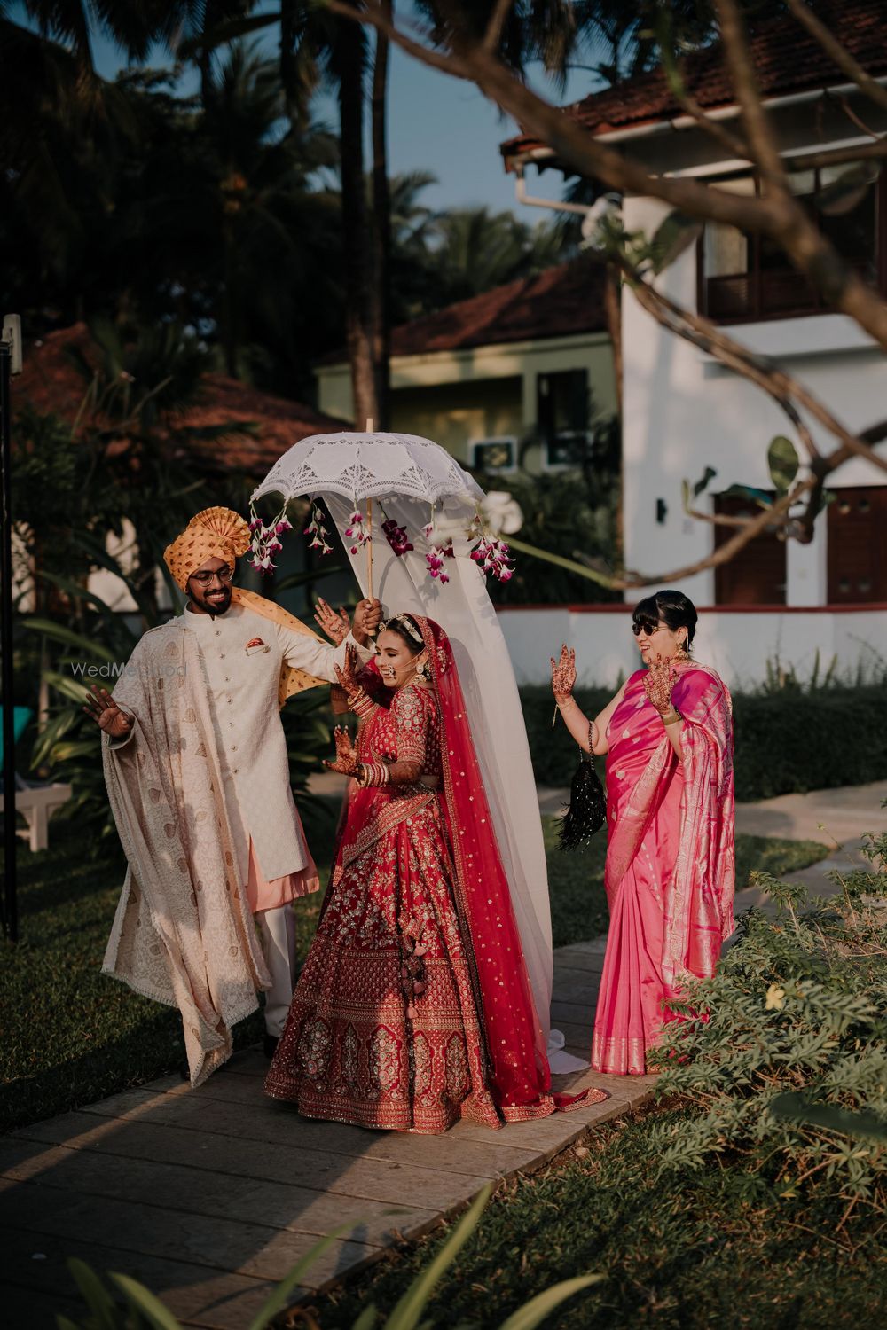 Photo of bridal entry shot at an intimate affair