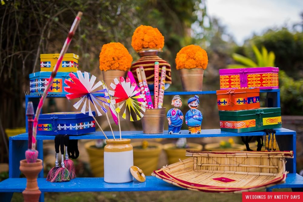 Photo of Village Theme Decor for Mehendi