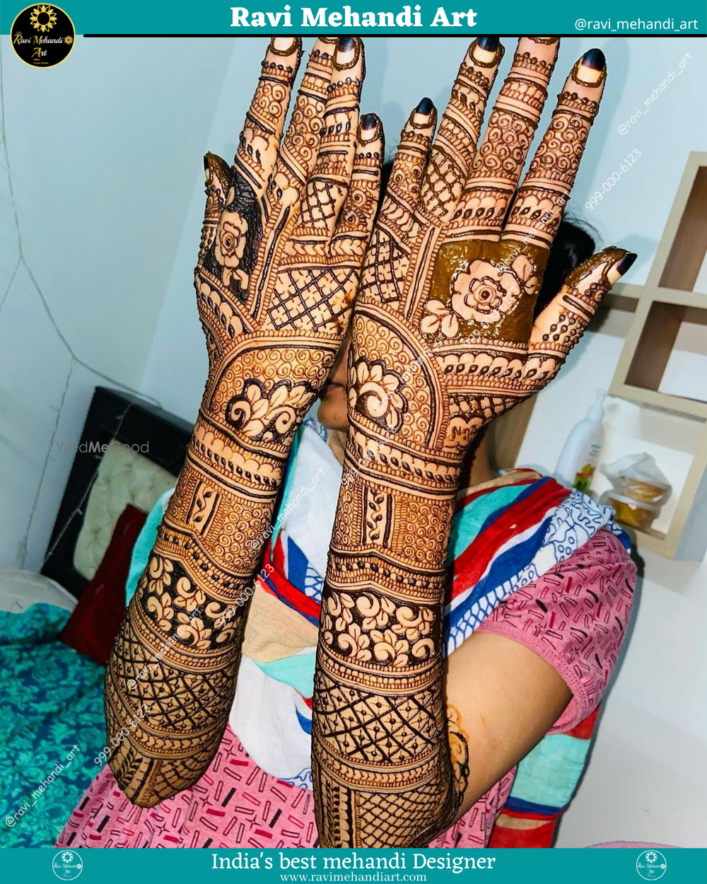 Photo From Bombay Stylish Mehandi Design - By Ravi Mehandi Art