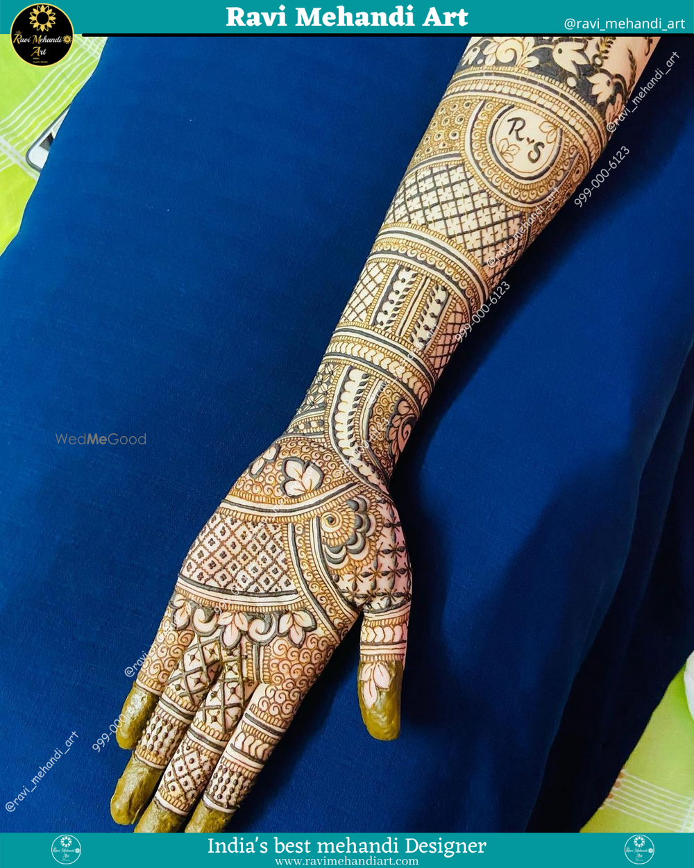 Photo From Bombay Stylish Mehandi Design - By Ravi Mehandi Art