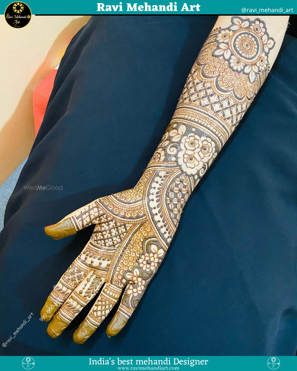 Photo From Bombay Stylish Mehandi Design - By Ravi Mehandi Art