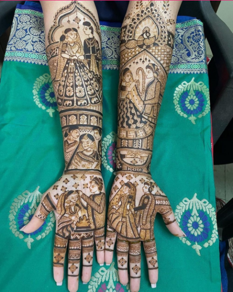 Photo From Portrait Mehandi Design - By Aneesh Mehandi Art