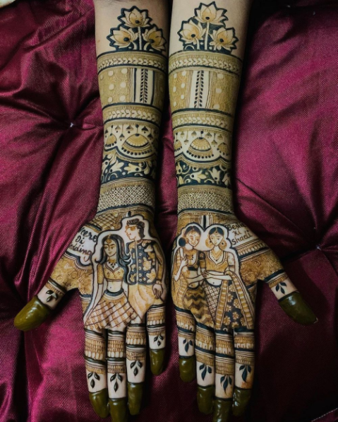 Photo From Portrait Mehandi Design - By Aneesh Mehandi Art