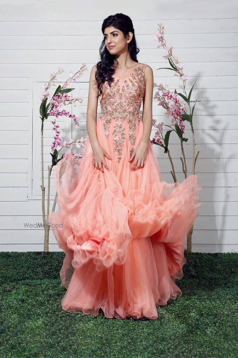 Photo of pastel pink gown