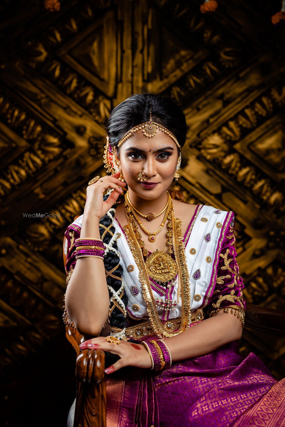 Photo From Shravya GSB konkani Bride - By Dimple Shetty Mua