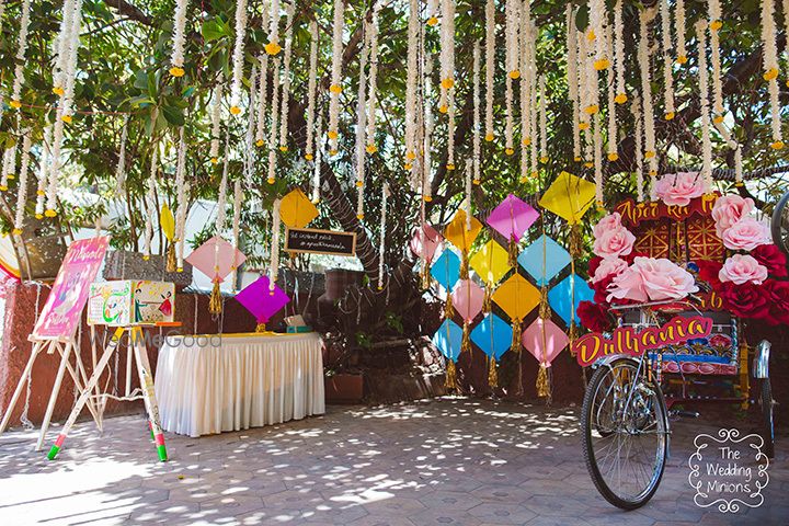 Photo of Fun and bright mehendi decor