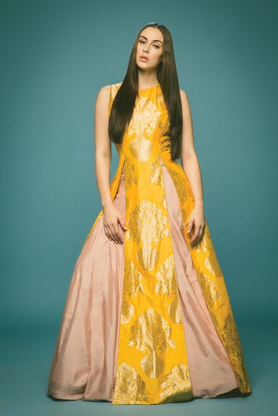 Photo of floor length gown