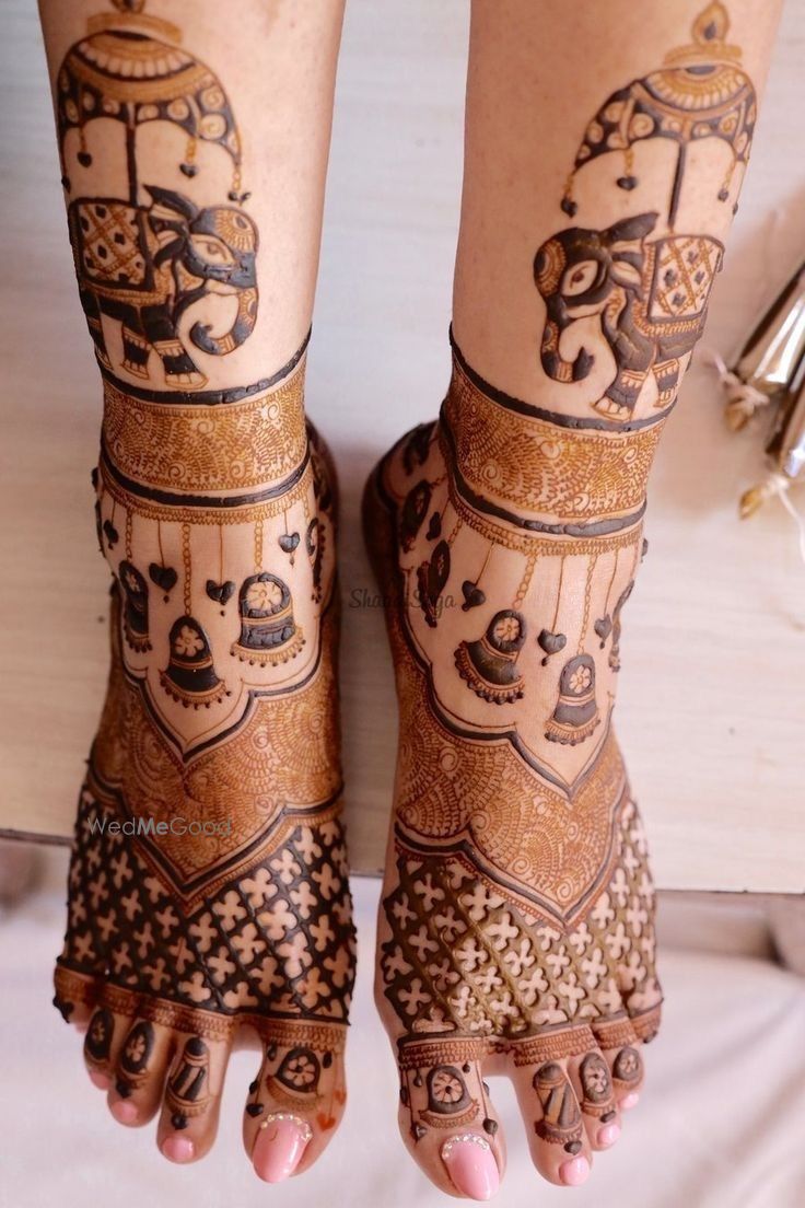 Photo From Leg Mehndi Designs - By Anoop Mehandi Artist