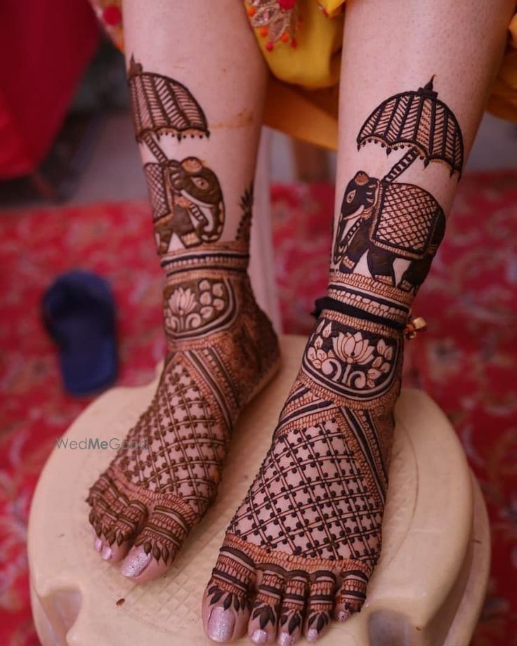 Photo From Leg Mehndi Designs - By Anoop Mehandi Artist