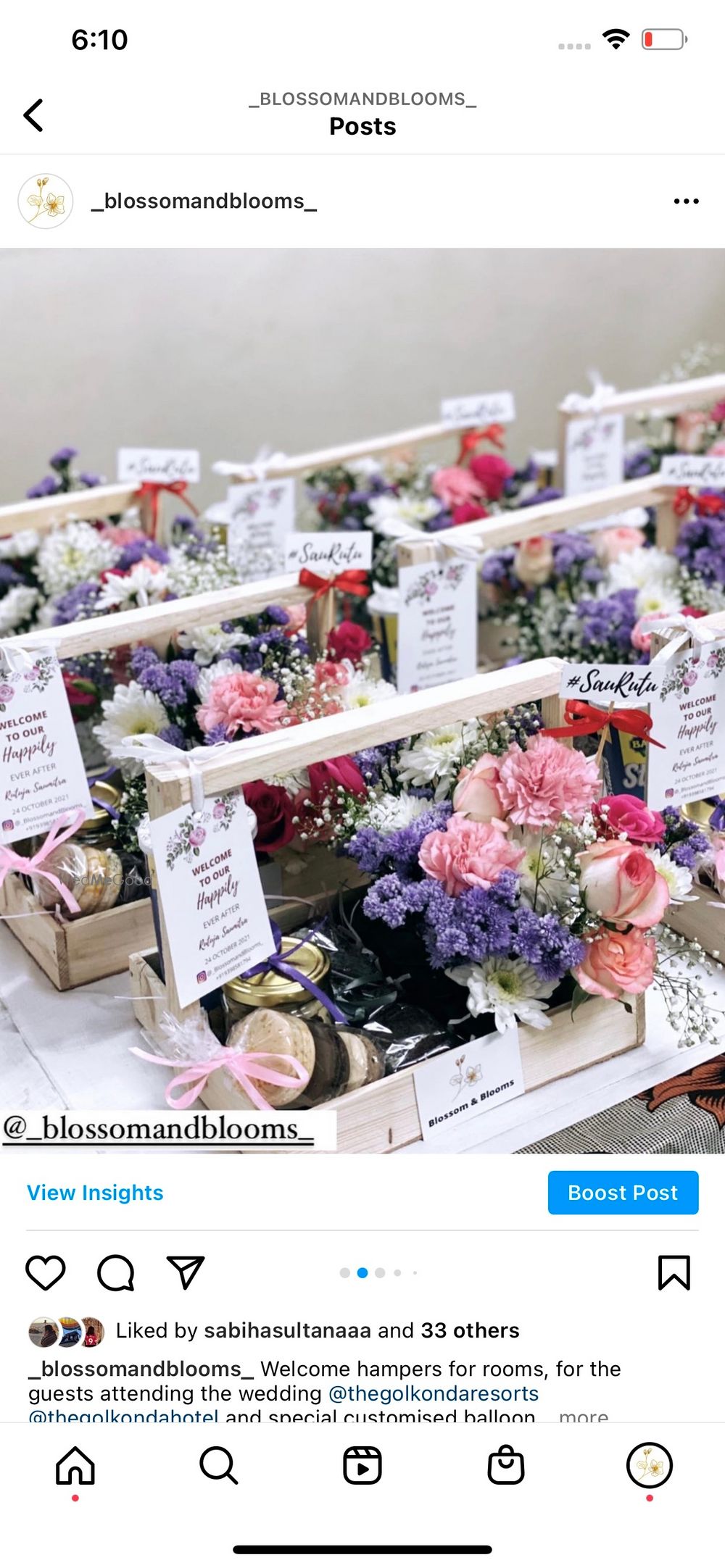 Photo From wedding hampers - By Blossom and Blooms