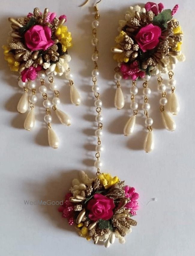 Photo From Floral Earings Tikka Sets - By Jewellery Kraze