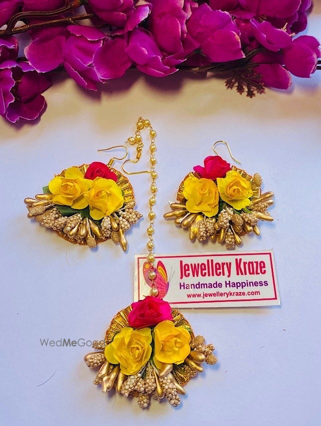 Photo From Floral Earings Tikka Sets - By Jewellery Kraze