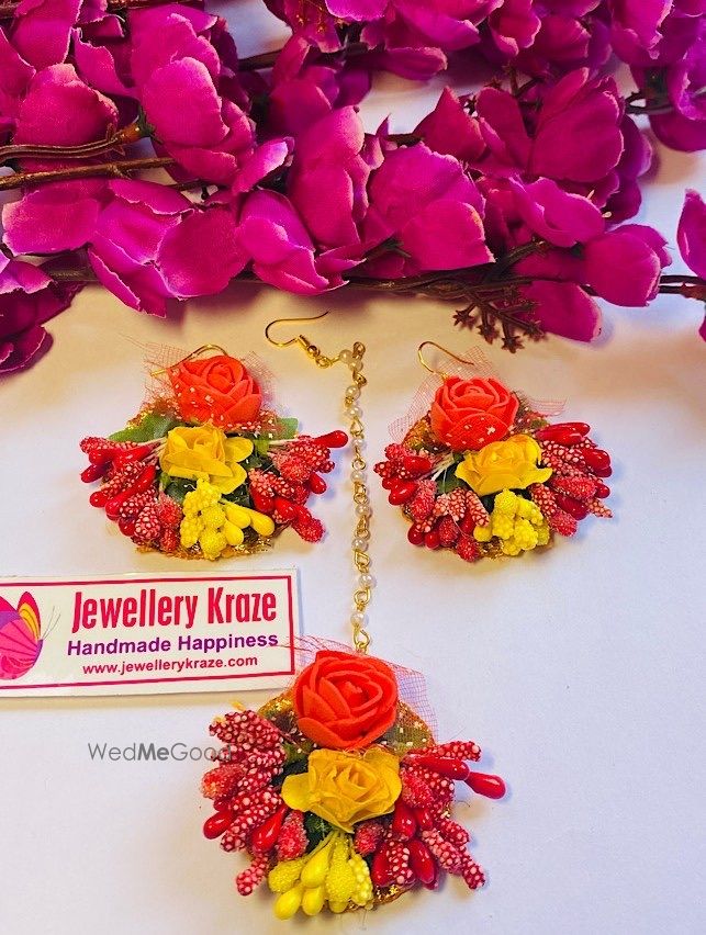 Photo From Floral Earings Tikka Sets - By Jewellery Kraze