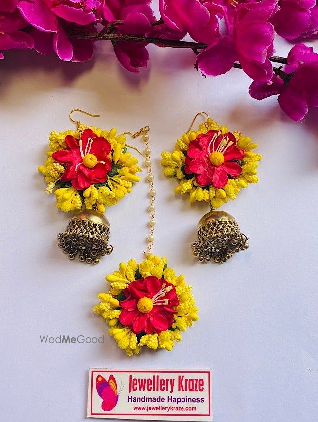 Photo From Floral Earings Tikka Sets - By Jewellery Kraze